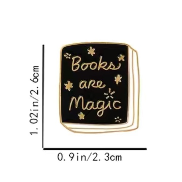 🔥NEW “Books are Magic” Pin - Picture 2 of 2